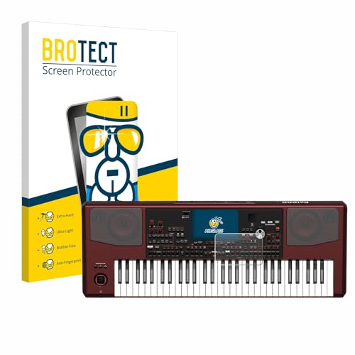 BROTECT Schutzglas für KORG Pa1000 Schutzfolie Panzer Folie Glas Made in Germany [Extrem Kratzfest 9H, Anti-Fingerprint, Ultra-Transparent]