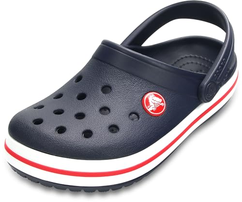 Crocs Unisex Kinder Crocband Clog T Clog, Navy/Red, 27/28 EU