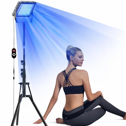 Tragbares Solarium für Zuhause – Bräunungslampe für Gesicht und Körper mit Timer, 31×31 cm, Gesichtssolarium für Arme, Bauch und Beine