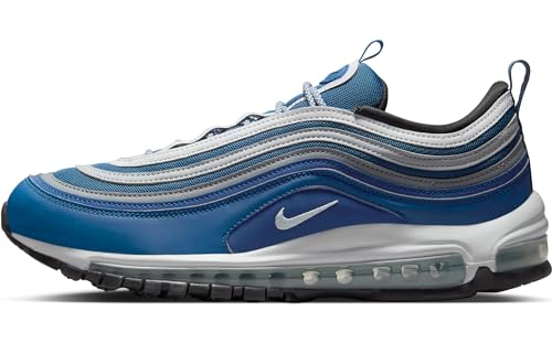 Nike Herren AIR MAX 97 Sneaker, Court Blue/Glacier Blue-Pure Platinum, 43 EU