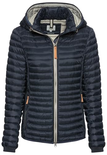 camel active Damen Leichte Steppjacke I Winddicht und wasserarbweisend Dunkelblau, womenswear-42