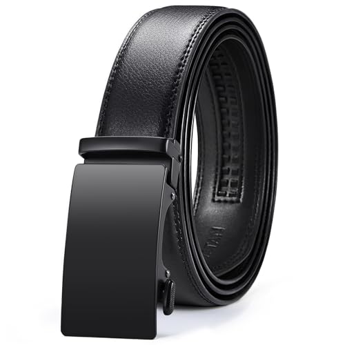 VATAN Automatik Gürtel Herren, Ratsche Ledergürtel 35mm Breit