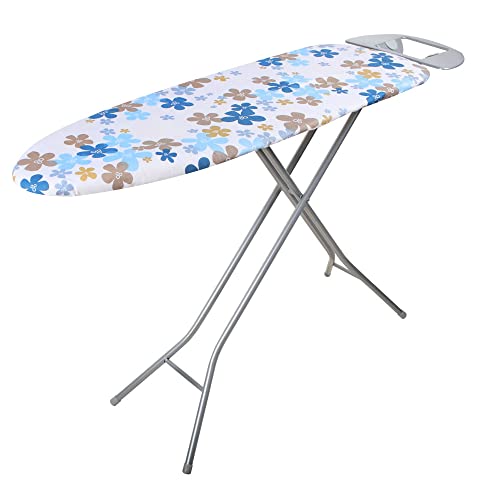 Orbegozo TP1000 Bügelbrett, aus Stahlgeflecht gefertigt, Baumwollüberzug, Halterung für Bügeleisen, mehrfarbig, 110 x 33 cm