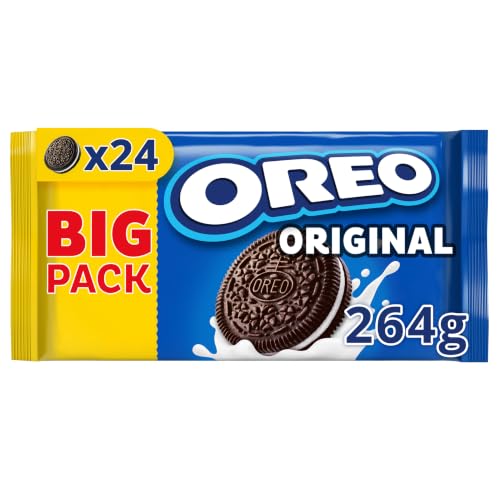 OREO Original – 264 g – Knusprige Kakaokekse mit leckerer Crèmefüllung mit Vanillegeschmack
