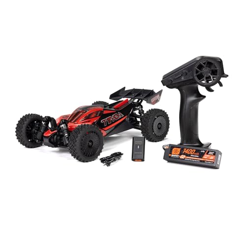 ARRMA 1/14 Typhon GROM 223S DSC 4X4 RTR Brushless Buggy, Red (Battery & Charger Included)