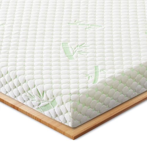 Waxberry Matratzen Topper 180x200cm (H3/H4) - 7,5cm Gel-Memory-Schaum mit 3D-Waben Bambusbezug, Atmungsaktiv & Waschbar Matratzentopper für Boxspringbett, Lattenrost & Schlafsofa
