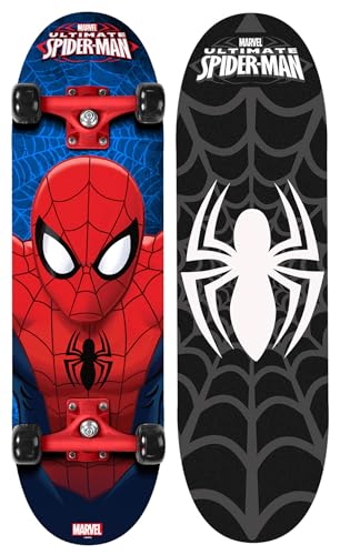 Stamp - Skateboard Marvel ULTIMATE SPIDER-MAN, ROT, 28/8
