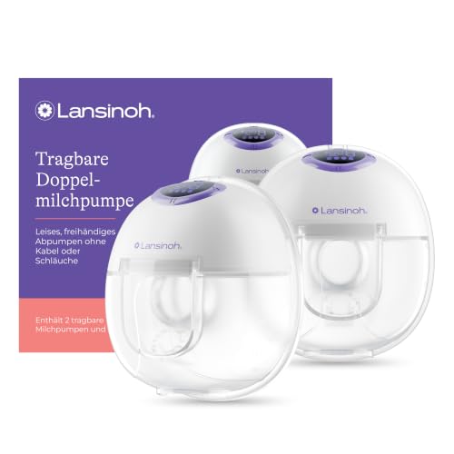 Lansinoh Tragbare Doppelmilchpumpe