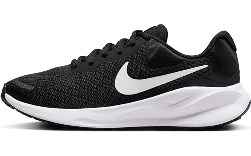 Nike Revolution 7 Straßenlaufschuh für Damen, Black/White, FB2208-003, 42 EU (W 10 US)