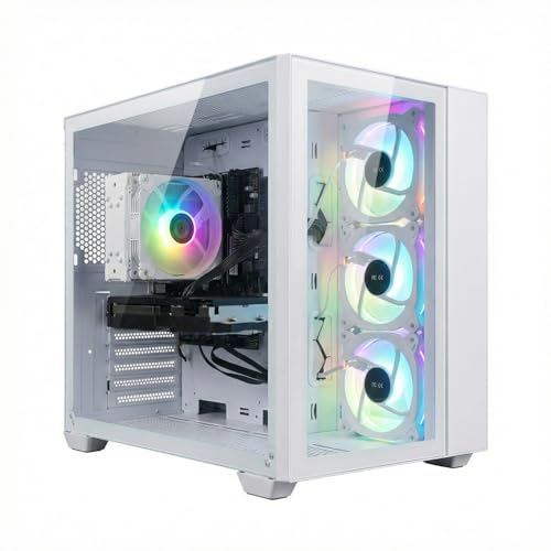 STGsivir Gaming PC, GeForce RTX 3060 12GB GDDR6,Core i7 bis zu 3.9Ghz,16GB DDR,1TB SSD,WLAN 6,BT 5.0,RGB Lüfter x3,Windows11 Pro,Gamer PC Computer Desktop