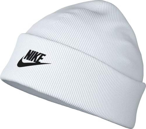 Nike Peak Futura Beanie, White/Black, HF0186-100, 1SIZE