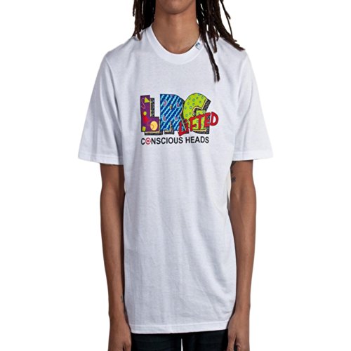 LRG Herren Big-Tall Lifted 80S T-Shirt, Weiß, 4X-Groß
