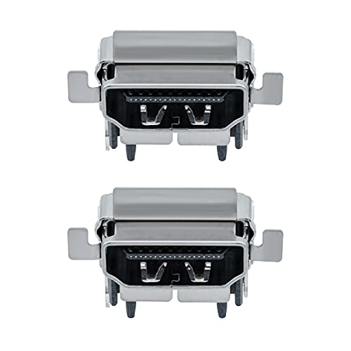 Mcbazel 2 Stück original HDMI Port Buchse, Stecker für Xbox One S, Ersatz HDMI Buchse, Schnittstelle Buchse, Zubehör Konsole, kompatibel mit Xbox One S Konsole