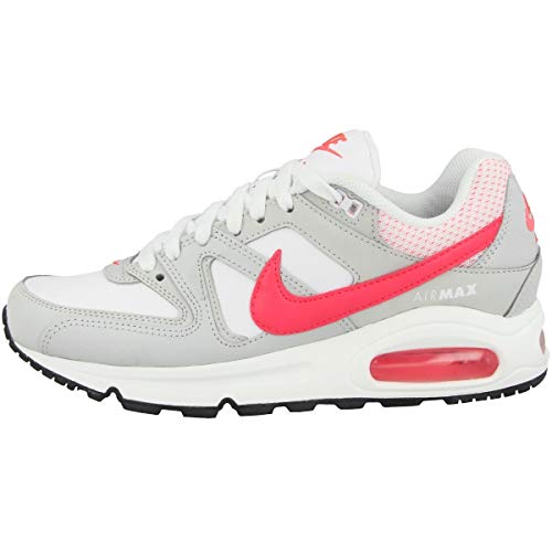 Nike Air Max Command 397690-169 Unisex-Erwachsene Laufschuhe Training Silber (White/Hyper Punch-Lght Ash Gry) 39