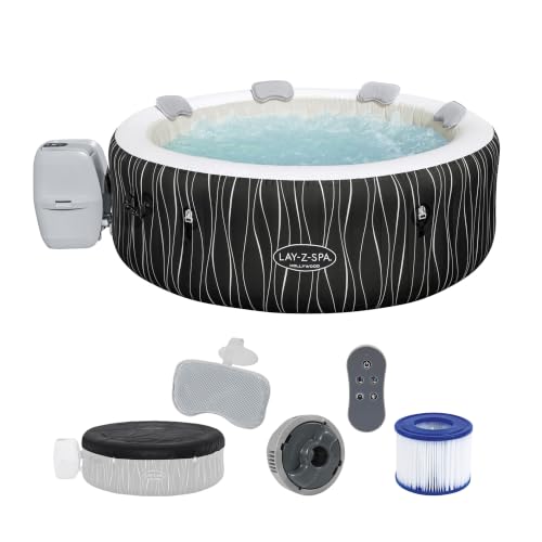 Bestway Lay-Z-Spa Hollywood LED-Whirlpool 6 Personen, Ø 196x66 cm