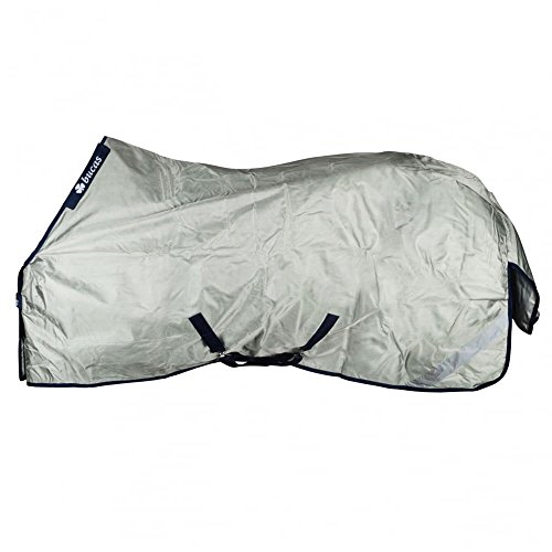 Bucas PowerTurnout Pferdedecke Light, stay-dry, 145 Silber