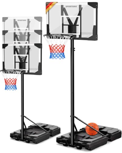SPORTANA Basketballkorb Outdoor höhenverstellbar 135-305 cm stabil