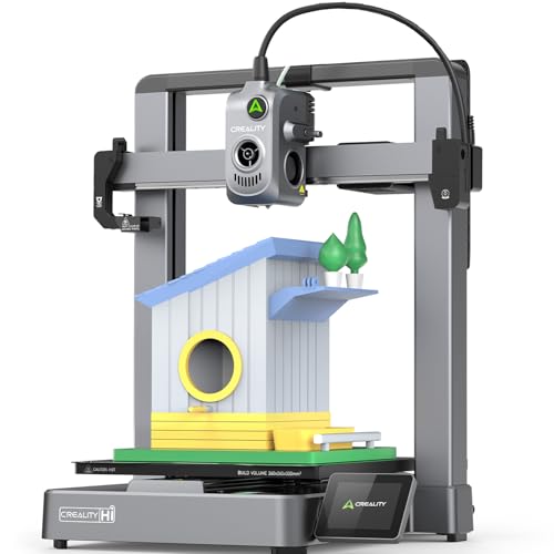Creality Hi (A) 3D Drucker, 500 mm/s max. Hochgeschwindigkeit, 260×260×300 mm, Auto-Leveling, mit Kamera & Filamentsensor, vormontiert, anfängerfreundlich