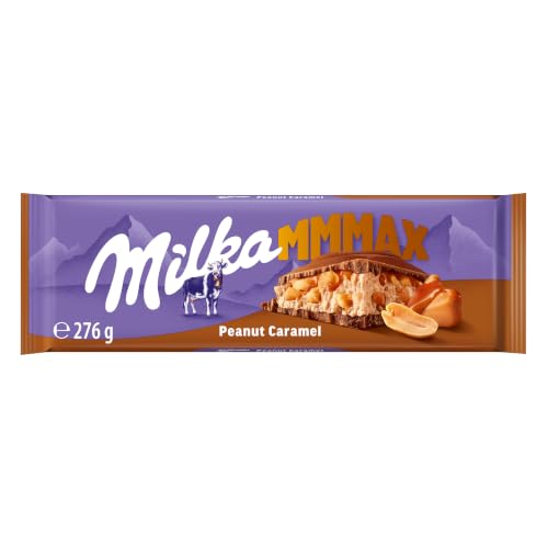 Milka MMMAX Peanut Caramel Tafelschokolade, 276 g