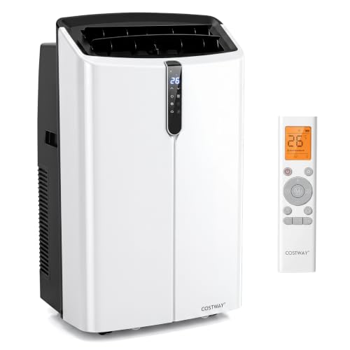 COSTWAY 12000 BTU Klimaanlage mobil mit Abluftschlauch & Fernbedienung/Wifi