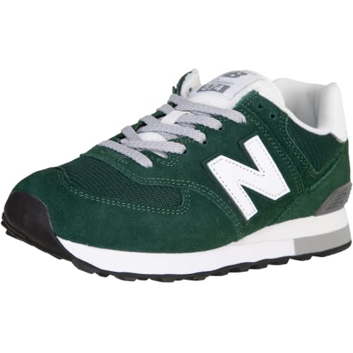 New Balance 574 Sneaker Trainer Schuhe (Green/White, EU Schuhgrößensystem, Erwachsene, Numerisch, M, 43)