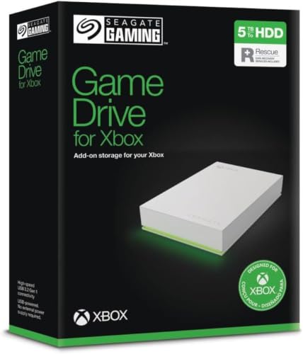 Seagate 5TB Game Drive für Xbox | USB 3.0 (STKX5000100)