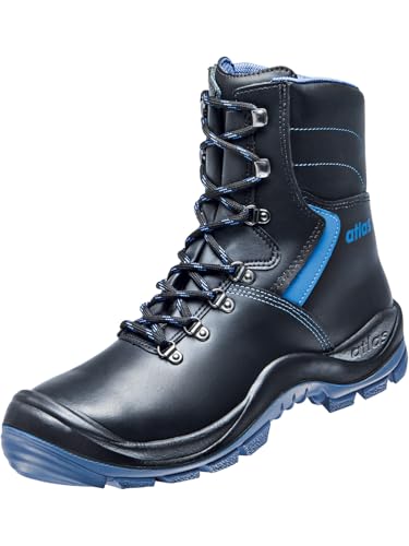 Atlas Anatomic BAU 845 XP Sicherheitschuhe Arbeitsschuhe für Herren und Damen S3 Winter, wasserdicht, Webpelz, Stahlkappe, Überkappe Weite 10 Größe 44