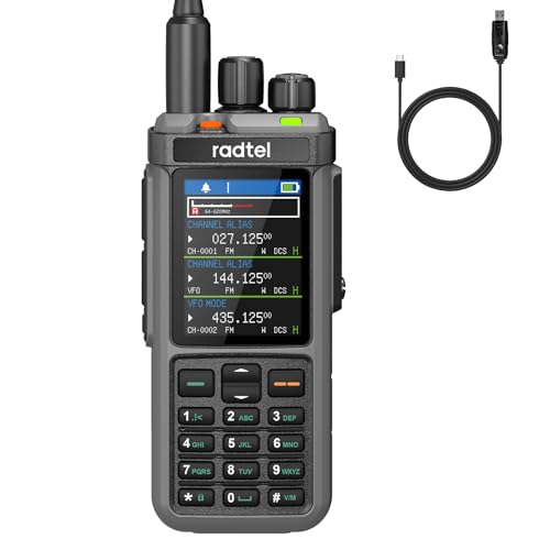 Radtel RT-880 Walkie Talkie 10W Amateurfunk Tragbares Ham Radio mit 1024 Kanälen, HF CB SSB Rx, Cross-Band Repeater, 2,4