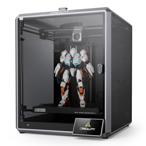 Creality K1 Max 3D-Drucker, max. 600 mm/s Hochgeschwindigkeits-3D-Drucker mit automatischer Nivellierung, dualer Kühlung, intelligenter KI-Funktion und sofort einsatzbereiter, Druckgröße 300x300x300mm