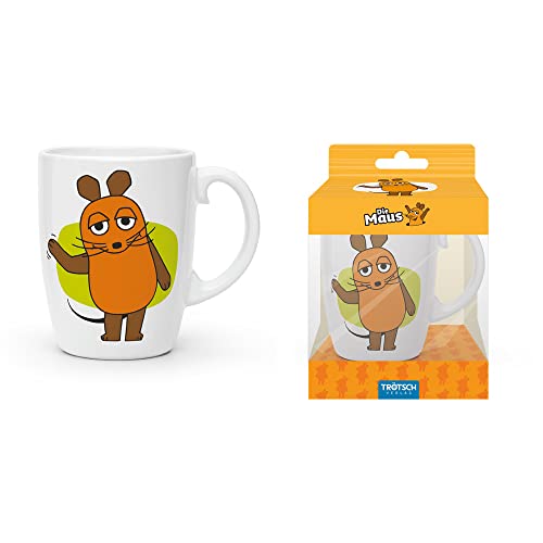 TRÖTSCH - Die Maus | Kindertasse Geschenktasse aus Porzellan: Kaffeetasse Teetasse Geschenkidee Geschenk Tasse