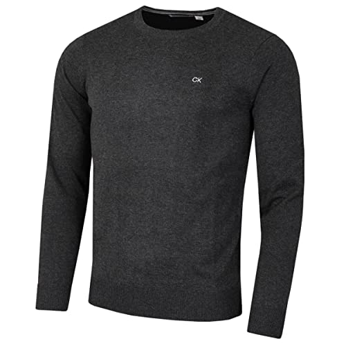 Calvin Klein Herren Baumwolle Sweater - Charcoal - L