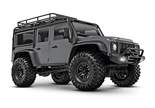 Traxxas TRX-4M 1/18 LD Land Rover Defender Scale Crawler Silber mit 4WD RTR Akku/Ladegerät