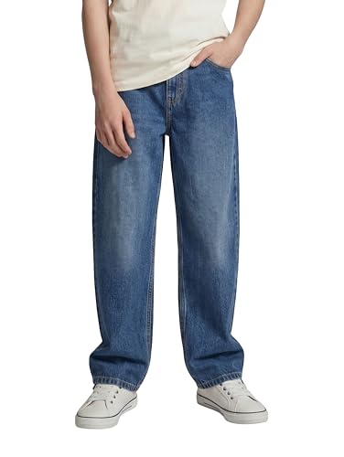 TOM TAILOR Jungen Kinder Baggy Fit Jeans, 10110 - Blue Denim, 134
