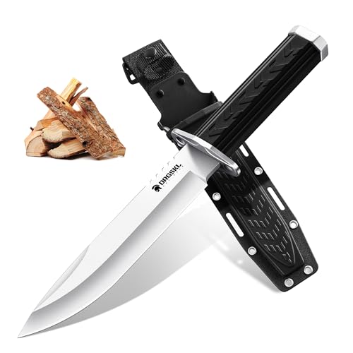 DRGSKL Outdoor Messer Survival mit Kydex-Scheide aus D2 Werkzeugstahl