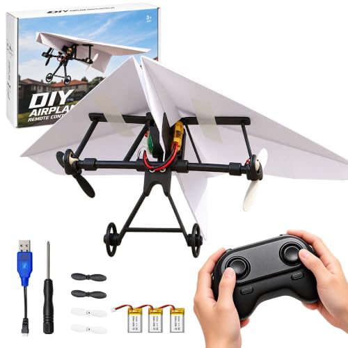 RC Flugzeug Papierflieger Motor, 2.4Ghz Ferngesteuertes Flugzeug Spielzeug