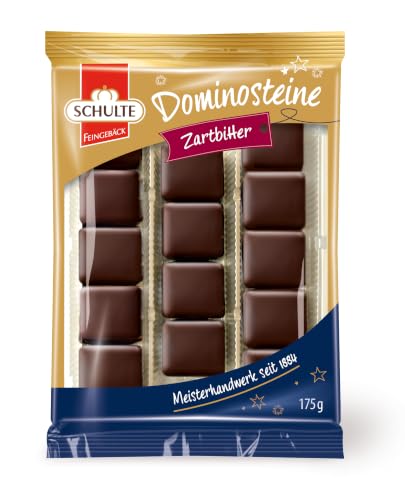 Schulte Dominosteine mit Zartbitterschokoladen Ueberzug 175g