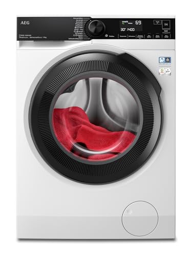 AEG Waschmaschine 9kg Serie 7000 ProSteam - Dampf-Programm – Weniger Bügeln & Mehr Frische, UniversalDose-Schublade für jedes Waschmittel bes. Effektiv für PODS, Mengenautomatik, 1600U/min, LR7EA75690