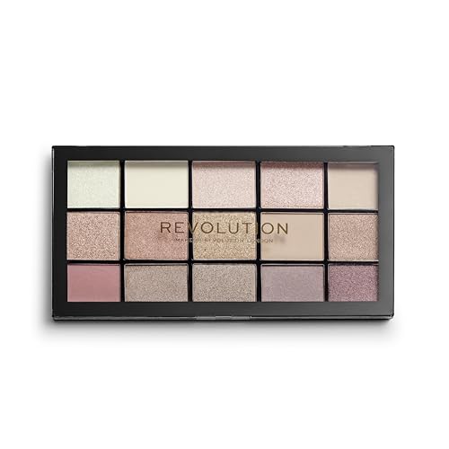 Revolution Reloaded Eyeshadow Palette, Iconic, 15 Shades