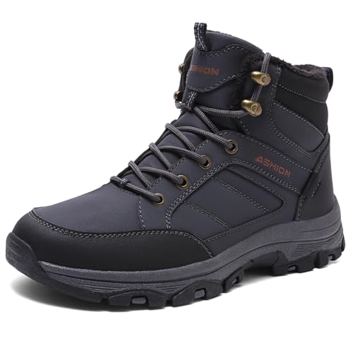 Littleplum Wanderschuhe Herren Trekkingschuhe Leicht Outdoorschuhe Wanderstiefel Herren Stiefel Winterstiefel, CX-Blau, 42 EU