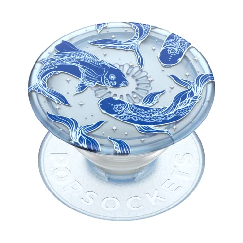 PopSockets Telefonhalter mit ausziehbarem Kickstand, haftender Griff - Kosmischer Koi