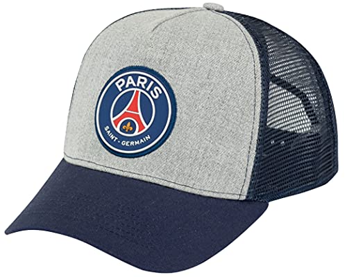 PSG - Collection Paris Saint-Germain Kappe PSG, Einheitsgröße, Marineblau/Grau