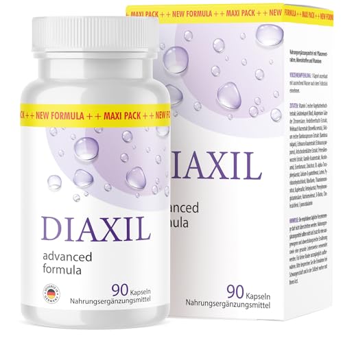 Diaxil Kapseln - reich an Vitaminen & Mineralstoffen - für Männer & Frauen - Inhalt 90 Kapseln