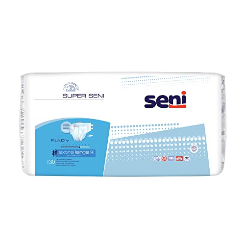 Super Seni Erwachsenes Windeln XL (130 - 170 cm) - 30 Windeln