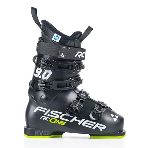 Fischer Skischuhe Skistiefel Alpinskischuhe Alpin-Skistiefel Alpinstiefel RC One 9.0 - Flex 90 - Einsteiger bis Gute Skifahrer (gelb, MP27.5 EU42 2/3)