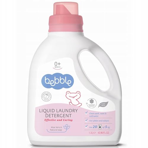 Bebble Baby sanftes Waschmittel für weiße und bunte Wäsche 1,3l
