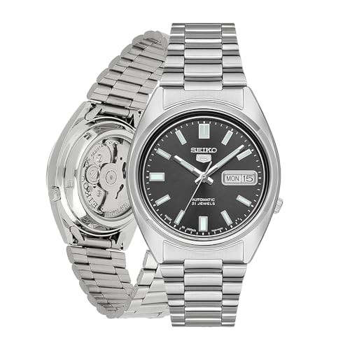 Seiko Unisex-Uhr Analog Automatisch mit Edelstahlarmband – SNXS79K