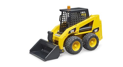 bruder 02481 - Cat Kompaktlader - 1:16 Fahrzeug, Frontschaufel, Baustelle, Baufahrzeug, Baumaschine, Spielzeug