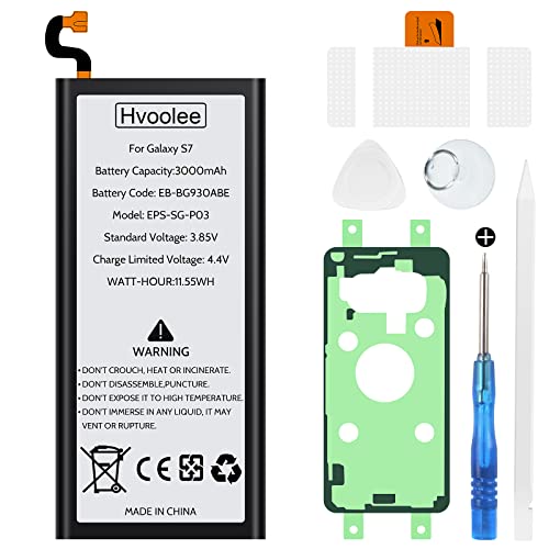 3000mAh Akku für Samsung Galaxy S7 SM-G930F, Interner Ersatzakku Hohe Kapazität Handy-Akku Samsung Akku Reparaturset Leistungsstark Lange Akkulaufzeit