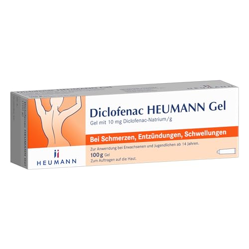 Diclofenac HEUMANN Gel: Allroundtalent bei Schmerzen, Schwellungen und Entzündungen, 100 g