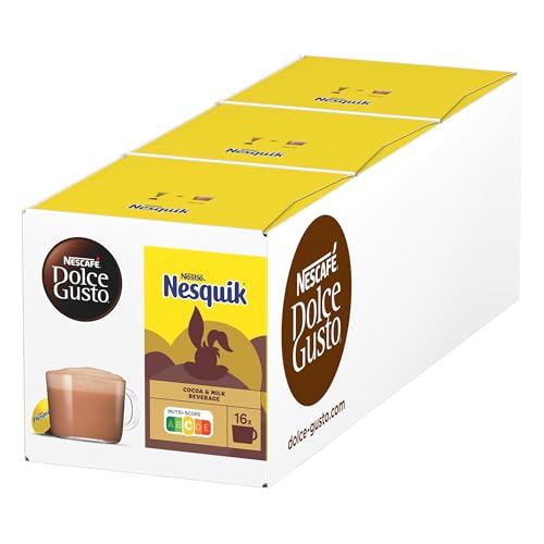 NESCAFÉ DOLCE GUSTO NESQUIK Kakaokapseln 3er Pack (3 x 16 Kapseln)